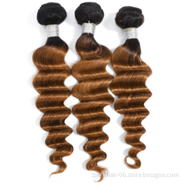 Brazilian Remy Human Hair Weaving Bundle for Women Weave Hair Extension Virgin Human Hair Deep Wave